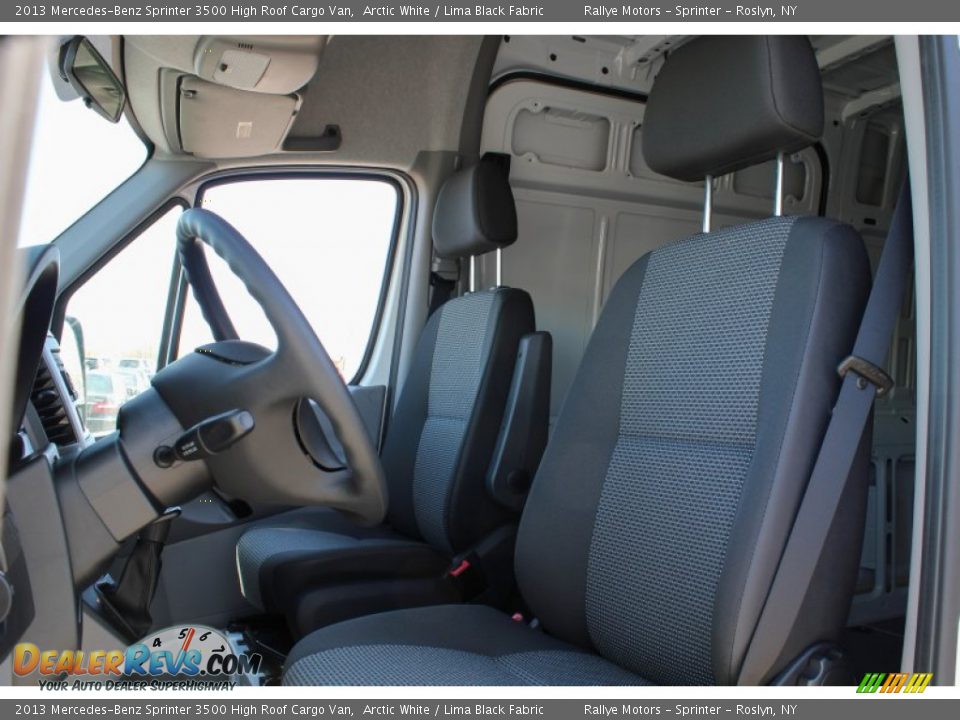 2013 Mercedes-Benz Sprinter 3500 High Roof Cargo Van Arctic White / Lima Black Fabric Photo #12