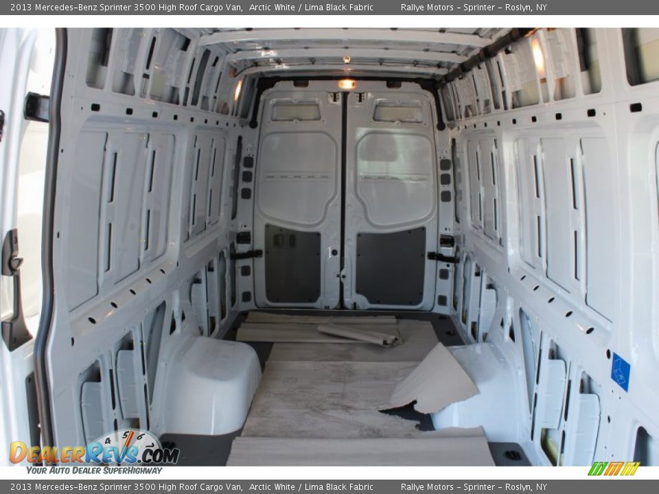 2013 Mercedes-Benz Sprinter 3500 High Roof Cargo Van Arctic White / Lima Black Fabric Photo #16