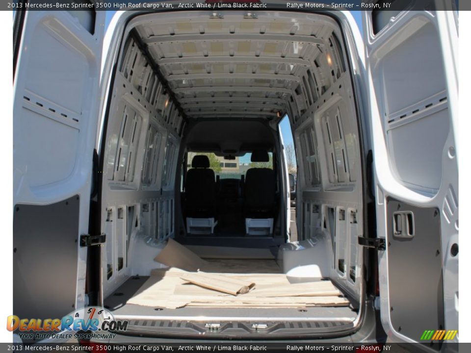 2013 Mercedes-Benz Sprinter 3500 High Roof Cargo Van Arctic White / Lima Black Fabric Photo #17