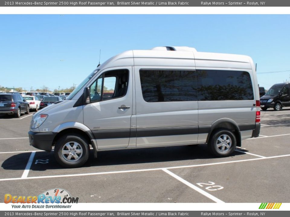 Brilliant Silver Metallic 2013 Mercedes-Benz Sprinter 2500 High Roof Passenger Van Photo #3