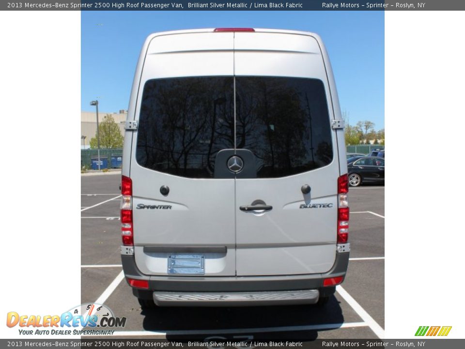 2013 Mercedes-Benz Sprinter 2500 High Roof Passenger Van Brilliant Silver Metallic / Lima Black Fabric Photo #5