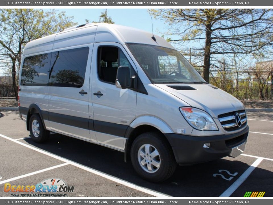 Front 3/4 View of 2013 Mercedes-Benz Sprinter 2500 High Roof Passenger Van Photo #8