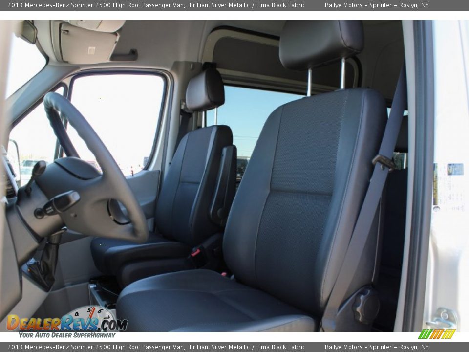 2013 Mercedes-Benz Sprinter 2500 High Roof Passenger Van Brilliant Silver Metallic / Lima Black Fabric Photo #12