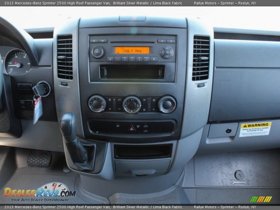 Controls of 2013 Mercedes-Benz Sprinter 2500 High Roof Passenger Van Photo #13