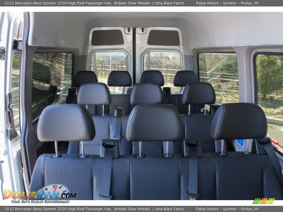 Rear Seat of 2013 Mercedes-Benz Sprinter 2500 High Roof Passenger Van Photo #16