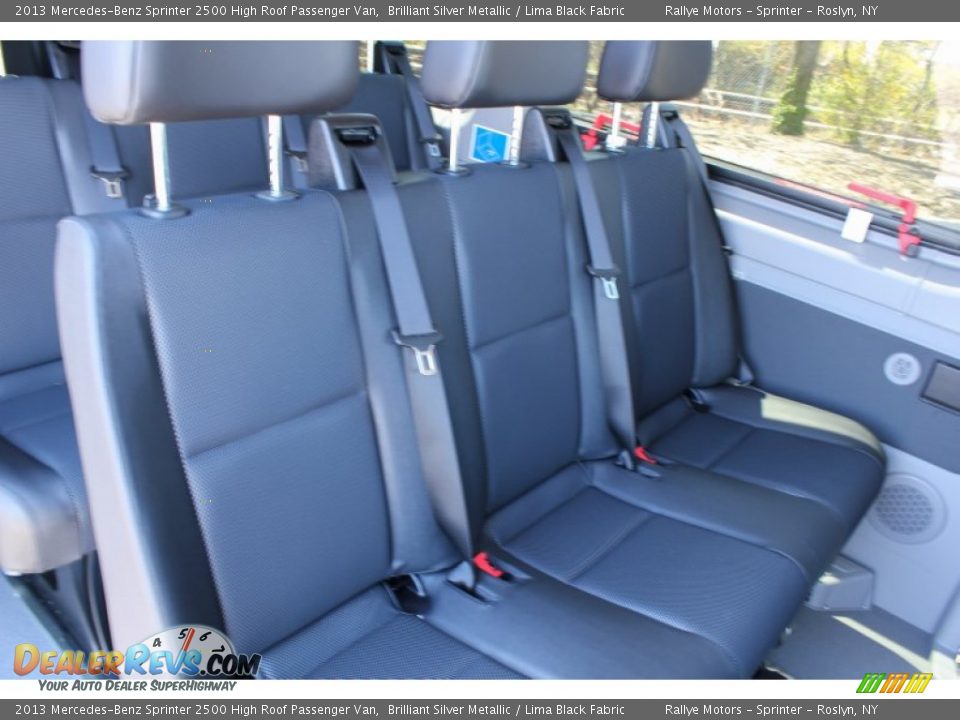 Rear Seat of 2013 Mercedes-Benz Sprinter 2500 High Roof Passenger Van Photo #17