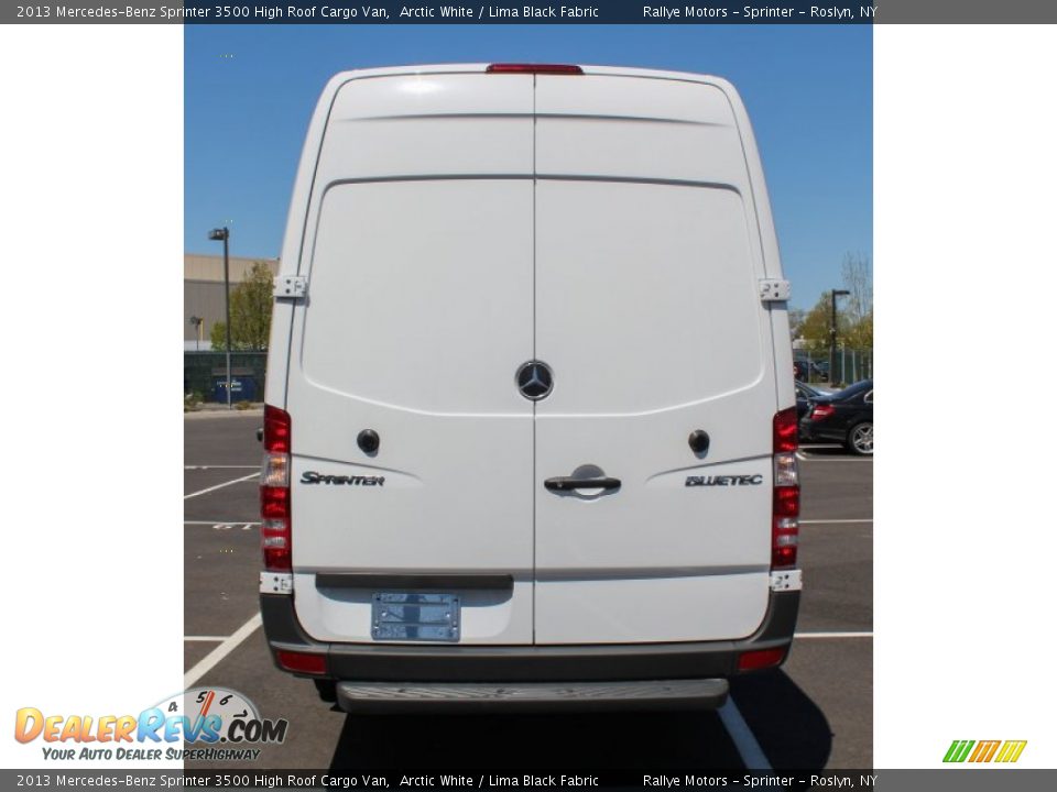 2013 Mercedes-Benz Sprinter 3500 High Roof Cargo Van Arctic White / Lima Black Fabric Photo #5