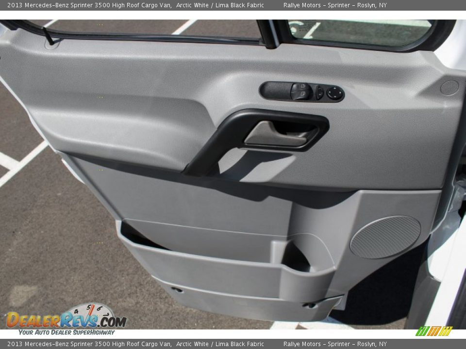 2013 Mercedes-Benz Sprinter 3500 High Roof Cargo Van Arctic White / Lima Black Fabric Photo #11