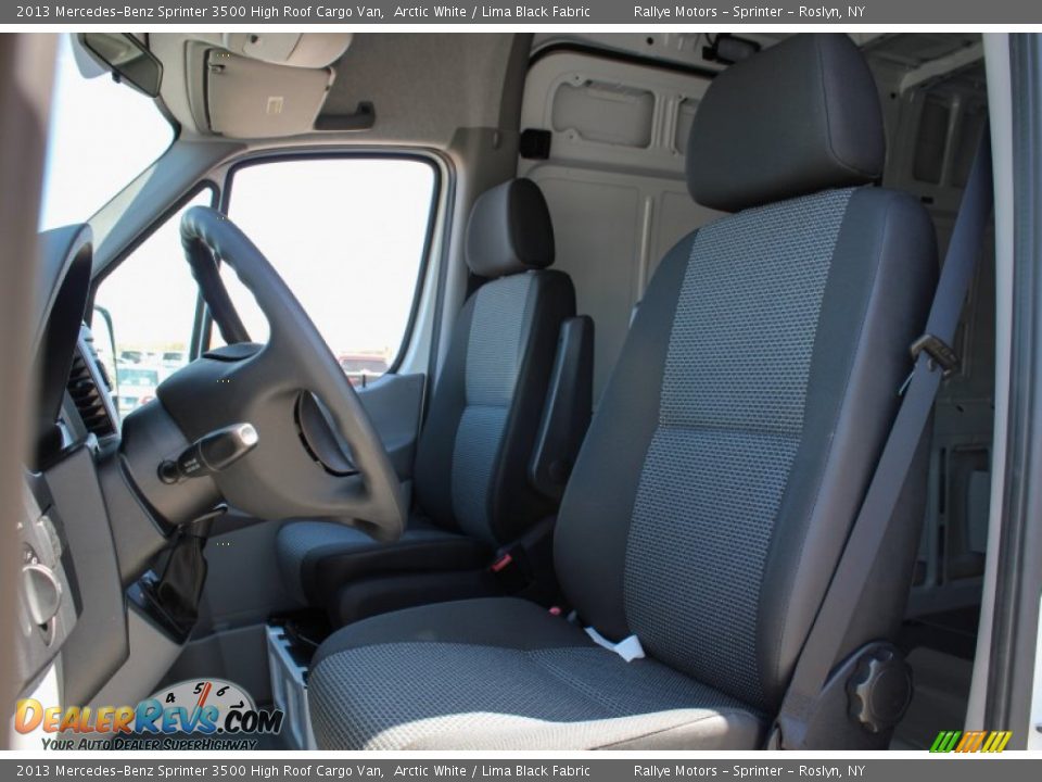2013 Mercedes-Benz Sprinter 3500 High Roof Cargo Van Arctic White / Lima Black Fabric Photo #12