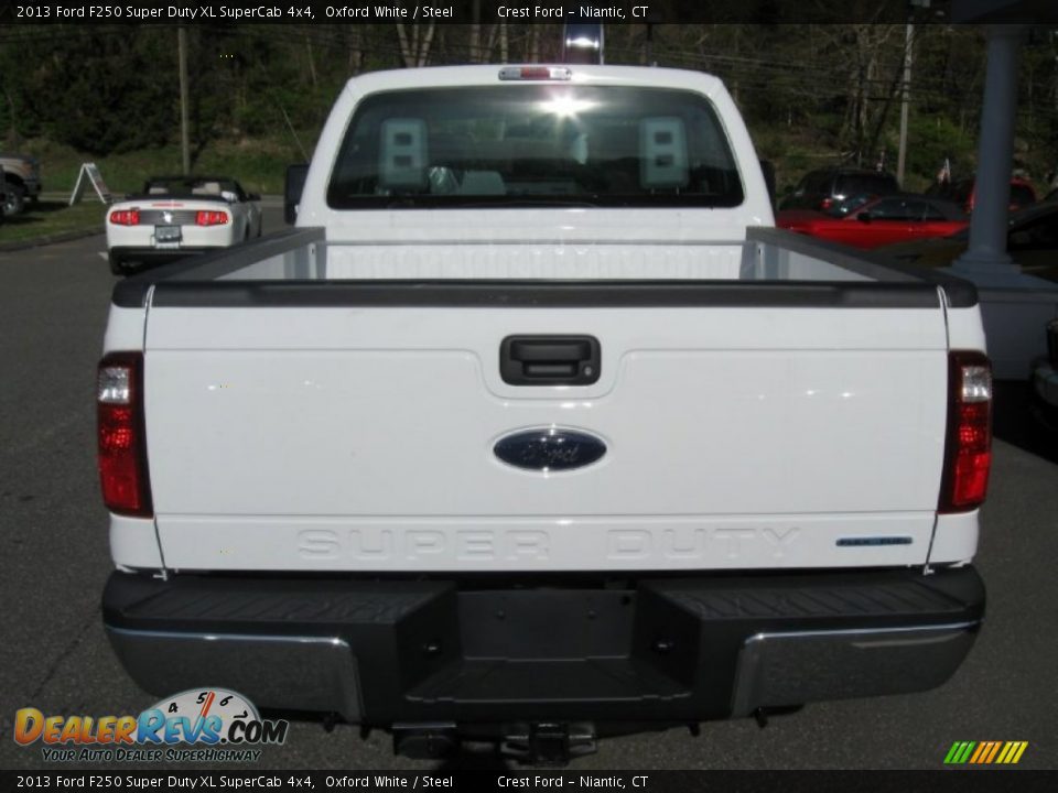 2013 Ford F250 Super Duty XL SuperCab 4x4 Oxford White / Steel Photo #3