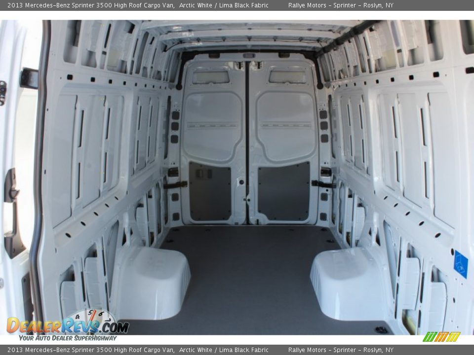 2013 Mercedes-Benz Sprinter 3500 High Roof Cargo Van Arctic White / Lima Black Fabric Photo #16