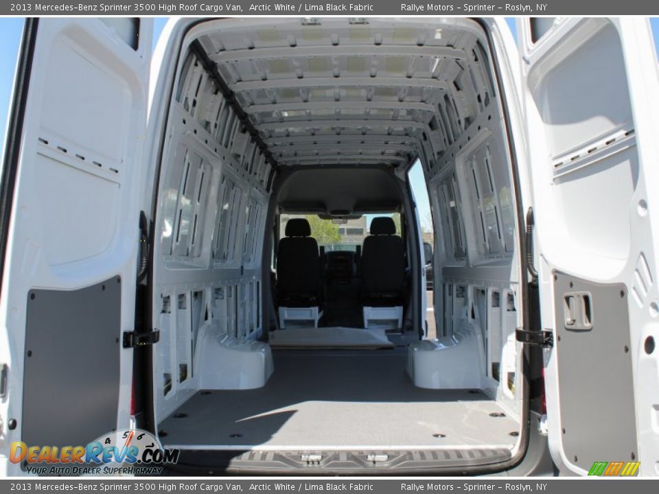 2013 Mercedes-Benz Sprinter 3500 High Roof Cargo Van Arctic White / Lima Black Fabric Photo #17