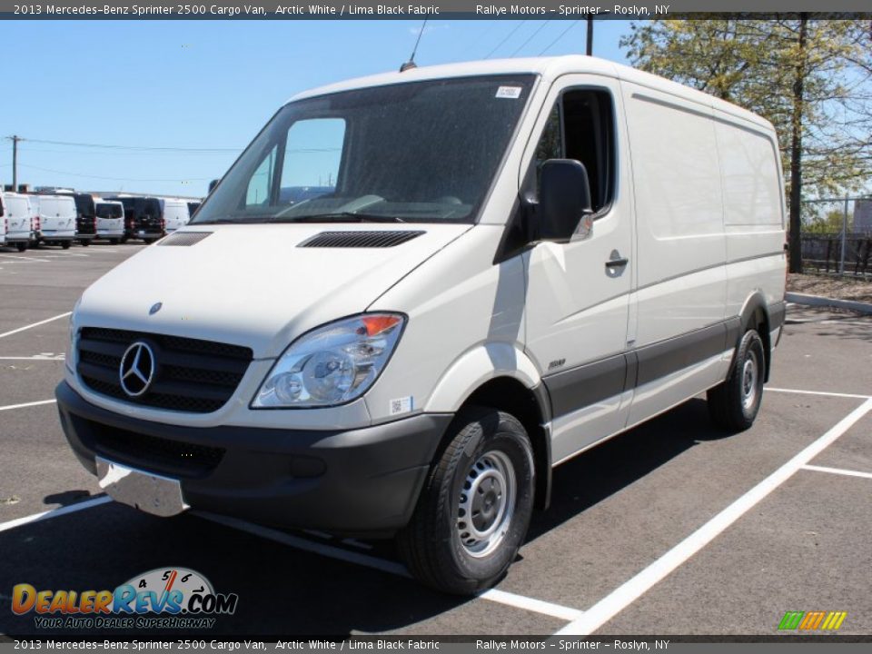 2013 Mercedes-Benz Sprinter 2500 Cargo Van Arctic White / Lima Black Fabric Photo #1