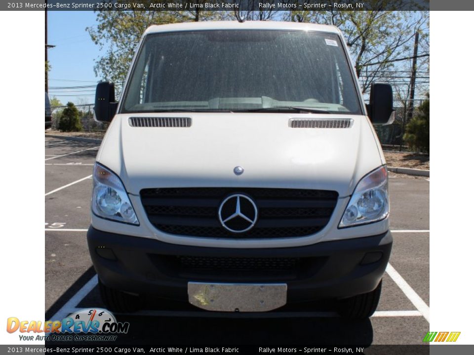 2013 Mercedes-Benz Sprinter 2500 Cargo Van Arctic White / Lima Black Fabric Photo #2