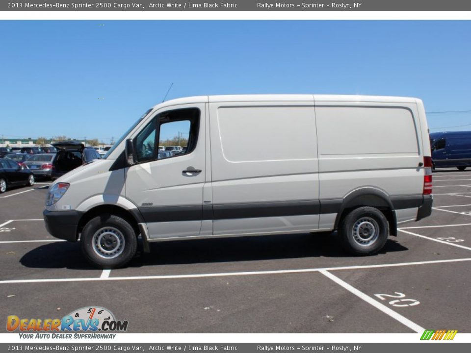 2013 Mercedes-Benz Sprinter 2500 Cargo Van Arctic White / Lima Black Fabric Photo #3