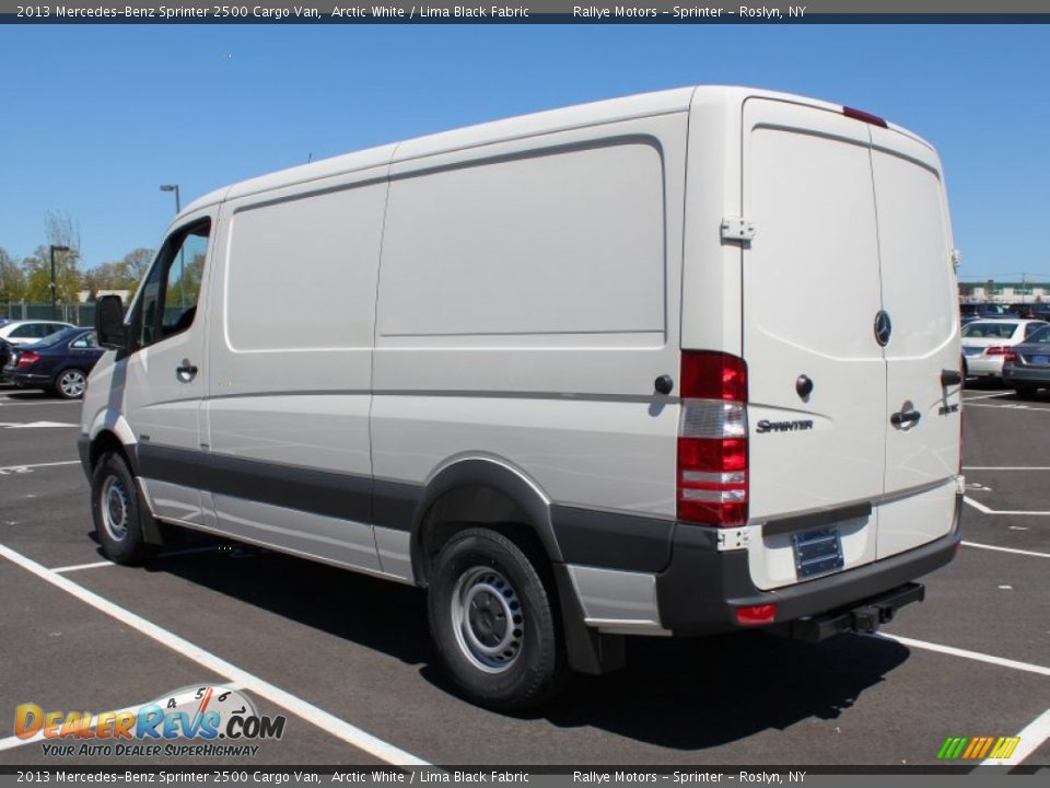 2013 Mercedes-Benz Sprinter 2500 Cargo Van Arctic White / Lima Black Fabric Photo #4