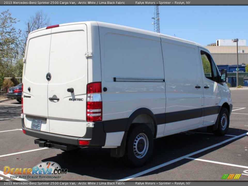 2013 Mercedes-Benz Sprinter 2500 Cargo Van Arctic White / Lima Black Fabric Photo #6