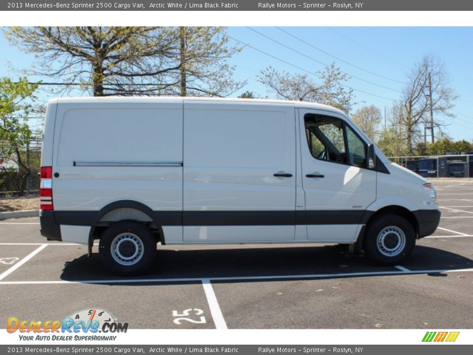 2013 Mercedes-Benz Sprinter 2500 Cargo Van Arctic White / Lima Black Fabric Photo #7