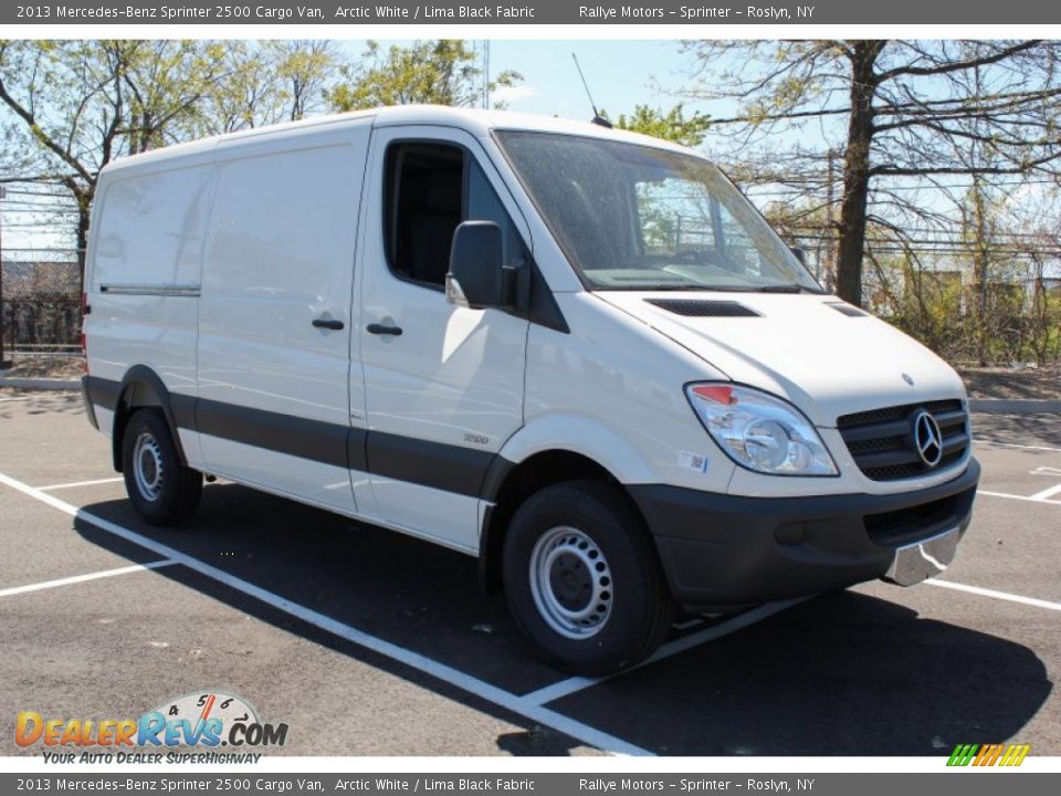 2013 Mercedes-Benz Sprinter 2500 Cargo Van Arctic White / Lima Black Fabric Photo #8