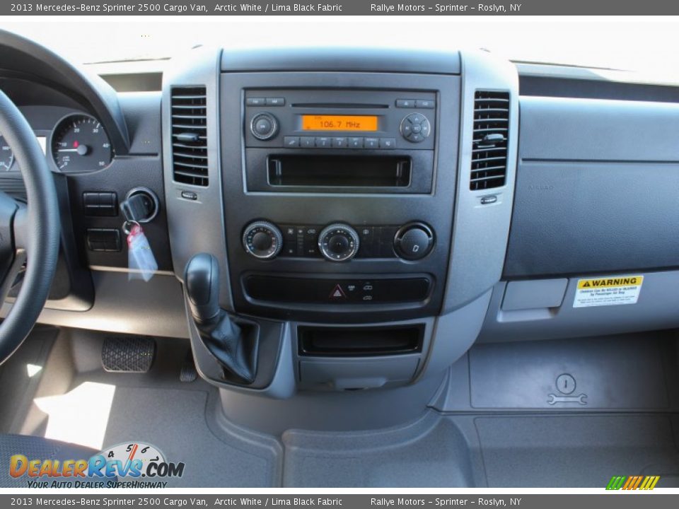 2013 Mercedes-Benz Sprinter 2500 Cargo Van Arctic White / Lima Black Fabric Photo #13