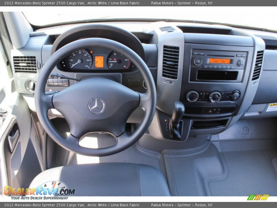 2013 Mercedes-Benz Sprinter 2500 Cargo Van Arctic White / Lima Black Fabric Photo #14