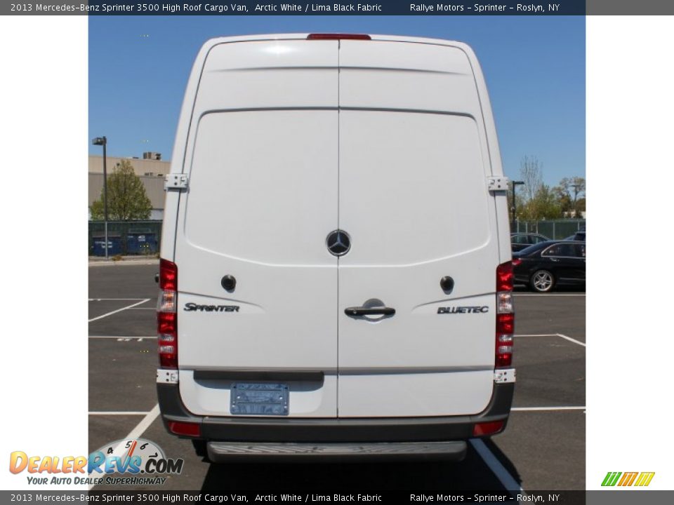 2013 Mercedes-Benz Sprinter 3500 High Roof Cargo Van Arctic White / Lima Black Fabric Photo #5