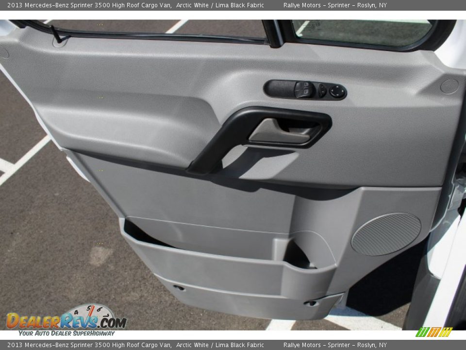 2013 Mercedes-Benz Sprinter 3500 High Roof Cargo Van Arctic White / Lima Black Fabric Photo #11