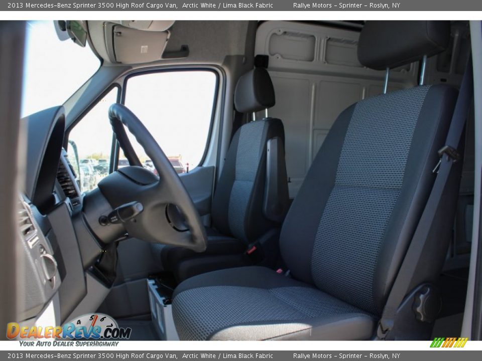 2013 Mercedes-Benz Sprinter 3500 High Roof Cargo Van Arctic White / Lima Black Fabric Photo #12