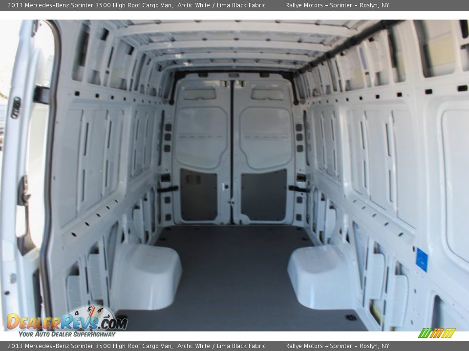 2013 Mercedes-Benz Sprinter 3500 High Roof Cargo Van Arctic White / Lima Black Fabric Photo #16
