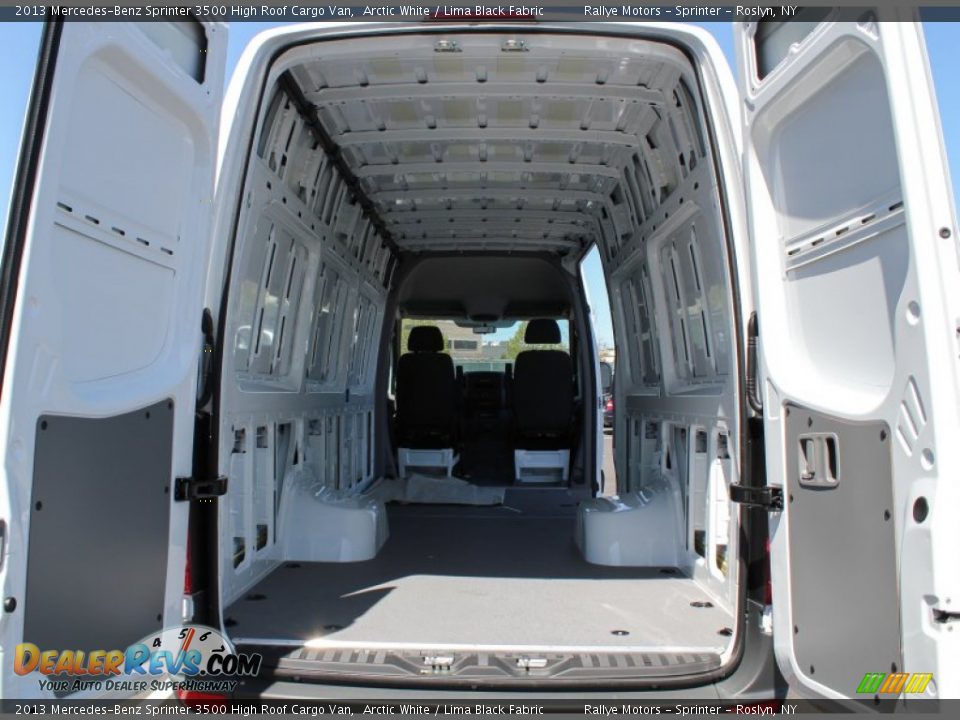 2013 Mercedes-Benz Sprinter 3500 High Roof Cargo Van Arctic White / Lima Black Fabric Photo #17