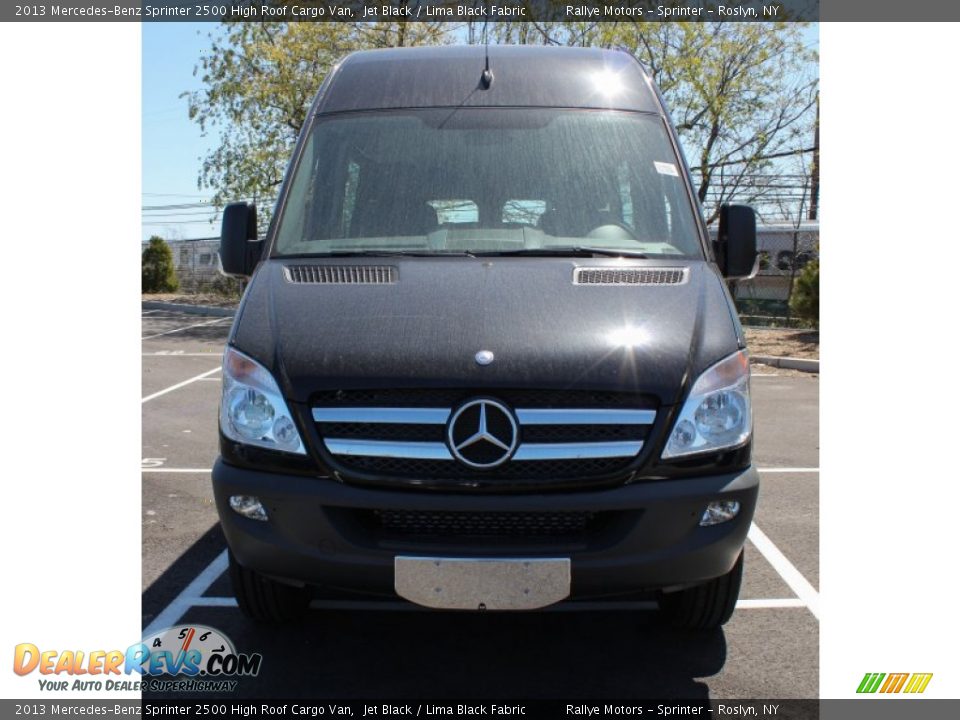 2013 Mercedes-Benz Sprinter 2500 High Roof Cargo Van Jet Black / Lima Black Fabric Photo #2