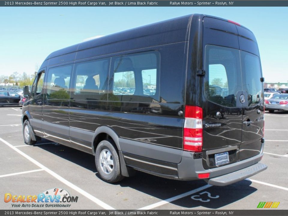 2013 Mercedes-Benz Sprinter 2500 High Roof Cargo Van Jet Black / Lima Black Fabric Photo #4