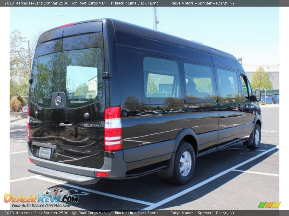 2013 Mercedes-Benz Sprinter 2500 High Roof Cargo Van Jet Black / Lima Black Fabric Photo #6