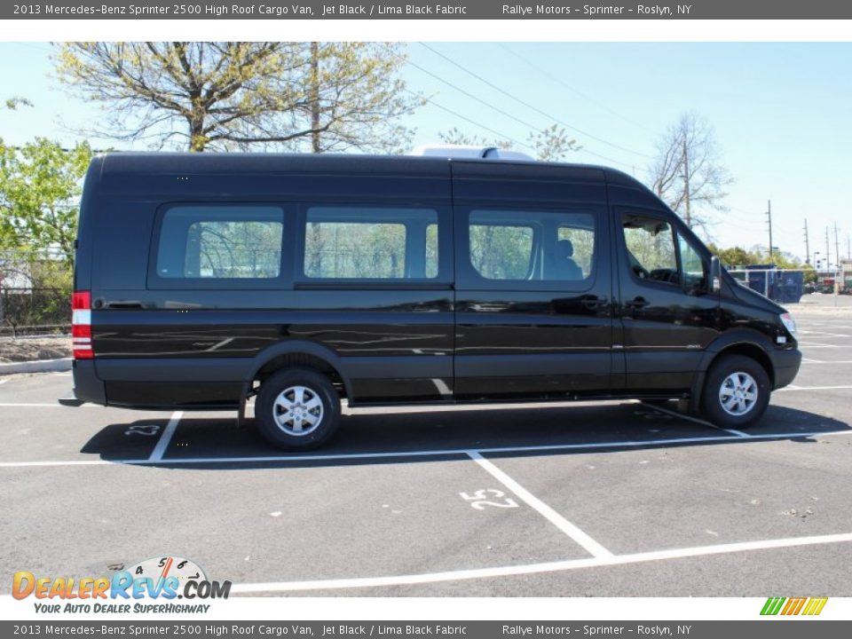 2013 Mercedes-Benz Sprinter 2500 High Roof Cargo Van Jet Black / Lima Black Fabric Photo #7