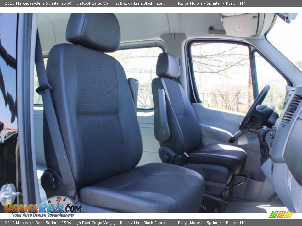 2013 Mercedes-Benz Sprinter 2500 High Roof Cargo Van Jet Black / Lima Black Fabric Photo #10
