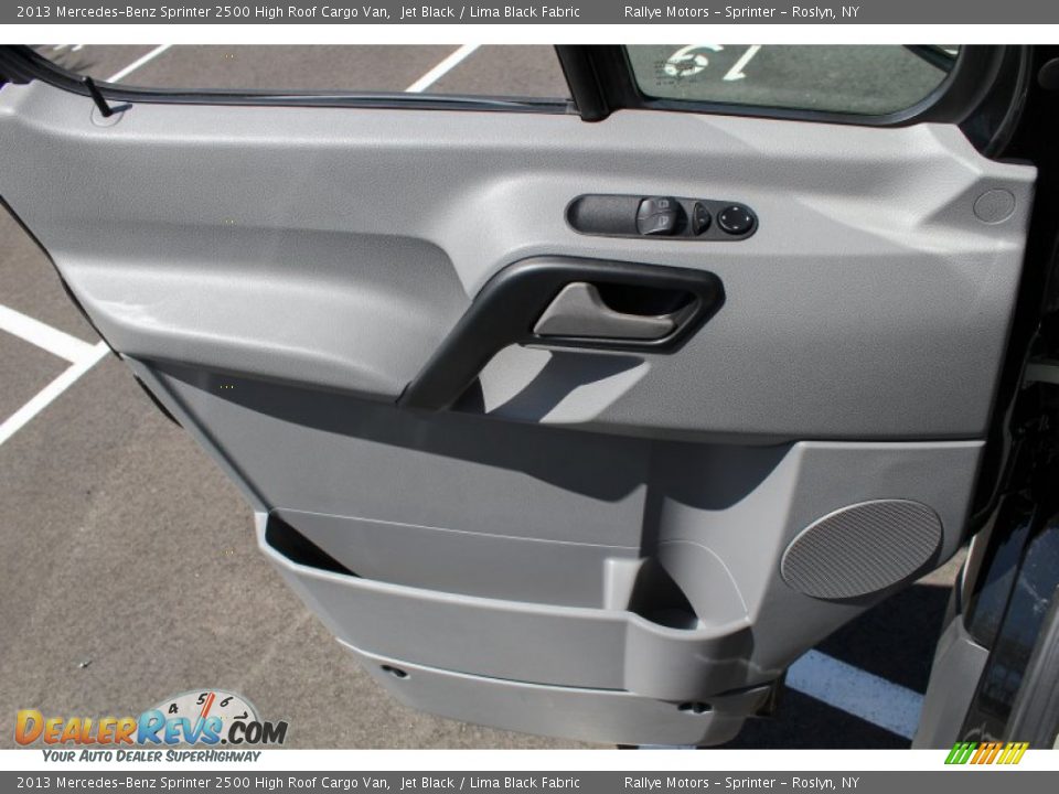 2013 Mercedes-Benz Sprinter 2500 High Roof Cargo Van Jet Black / Lima Black Fabric Photo #11
