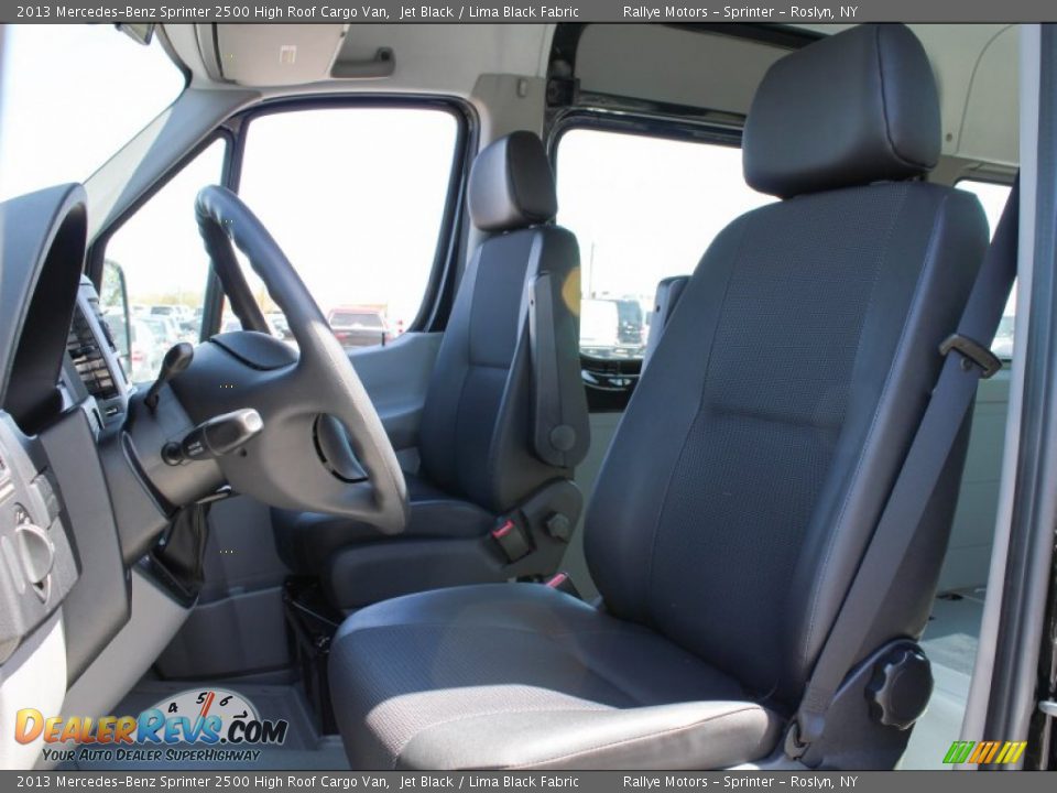 2013 Mercedes-Benz Sprinter 2500 High Roof Cargo Van Jet Black / Lima Black Fabric Photo #12