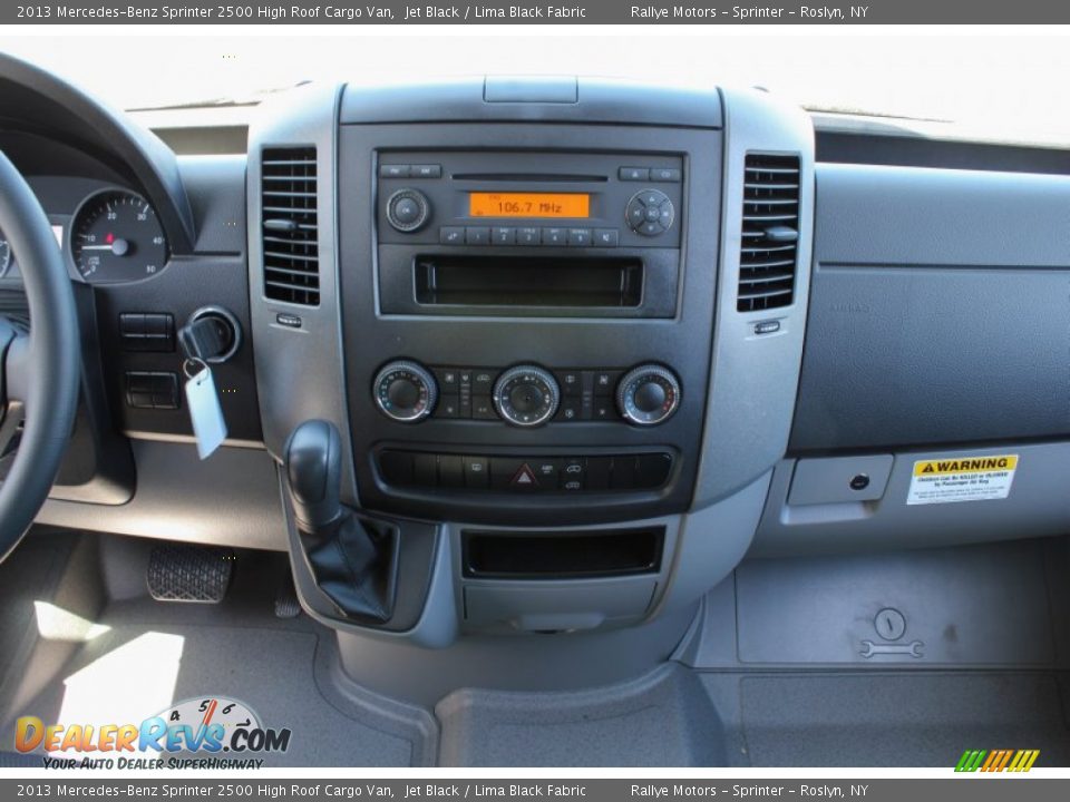 2013 Mercedes-Benz Sprinter 2500 High Roof Cargo Van Jet Black / Lima Black Fabric Photo #13