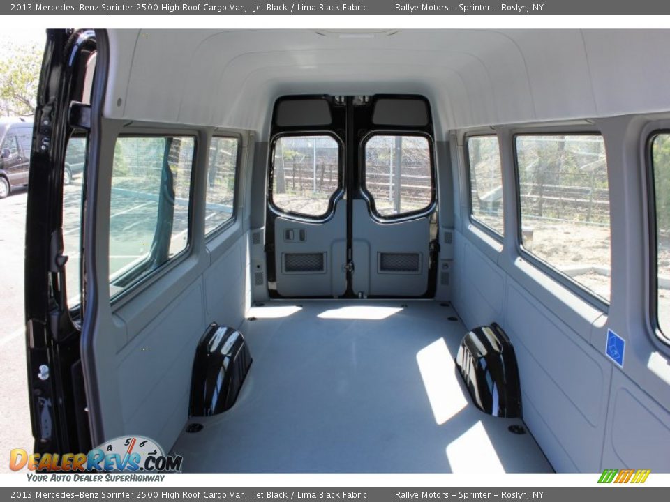 2013 Mercedes-Benz Sprinter 2500 High Roof Cargo Van Jet Black / Lima Black Fabric Photo #16