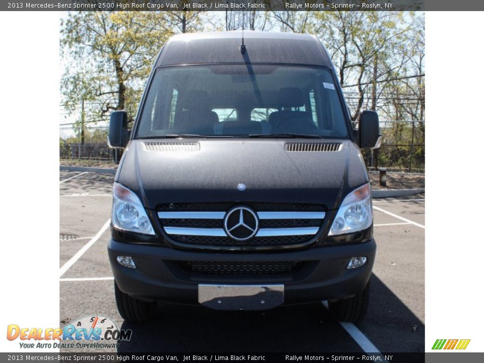 2013 Mercedes-Benz Sprinter 2500 High Roof Cargo Van Jet Black / Lima Black Fabric Photo #2