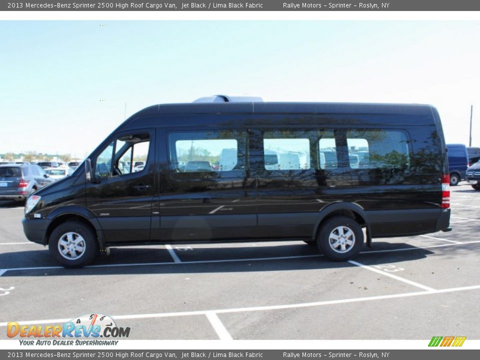 2013 Mercedes-Benz Sprinter 2500 High Roof Cargo Van Jet Black / Lima Black Fabric Photo #3