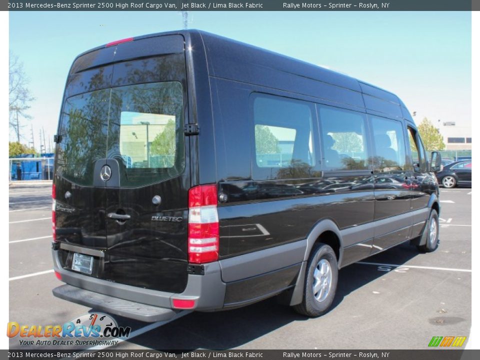 2013 Mercedes-Benz Sprinter 2500 High Roof Cargo Van Jet Black / Lima Black Fabric Photo #6
