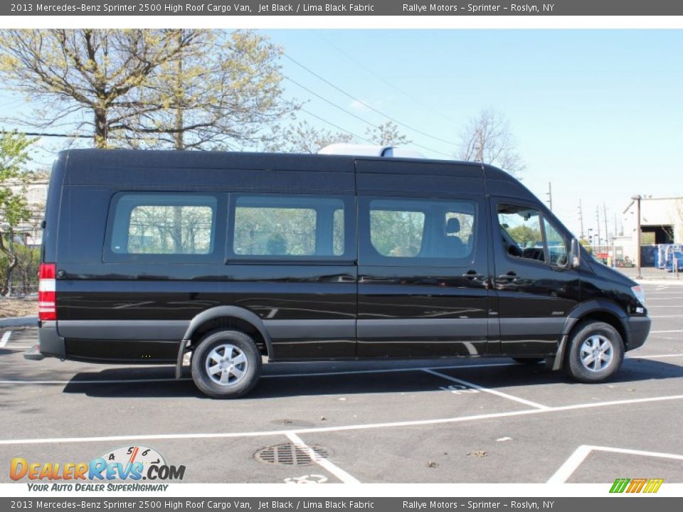 2013 Mercedes-Benz Sprinter 2500 High Roof Cargo Van Jet Black / Lima Black Fabric Photo #7