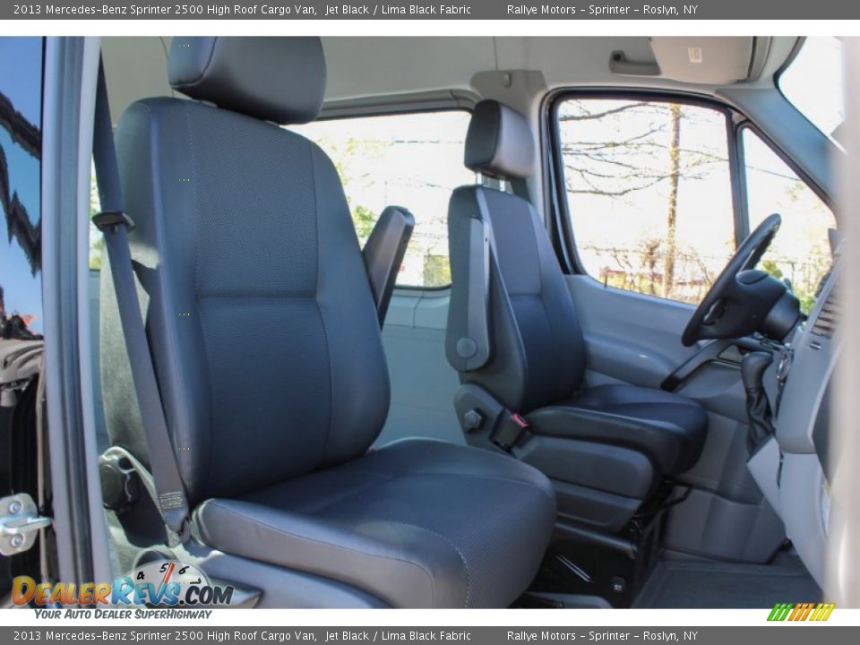 2013 Mercedes-Benz Sprinter 2500 High Roof Cargo Van Jet Black / Lima Black Fabric Photo #10