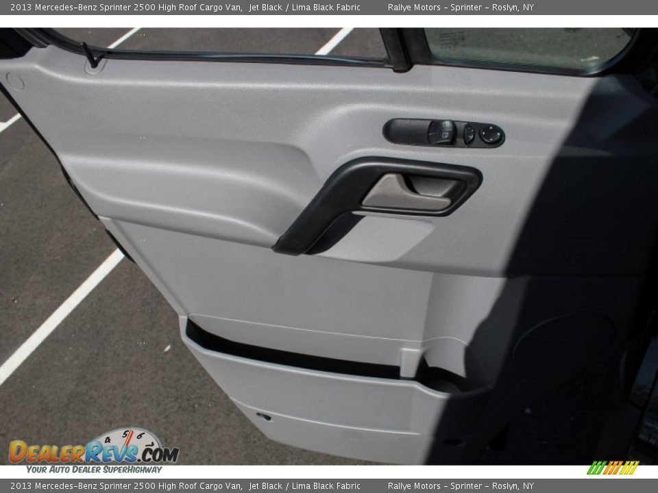 2013 Mercedes-Benz Sprinter 2500 High Roof Cargo Van Jet Black / Lima Black Fabric Photo #11