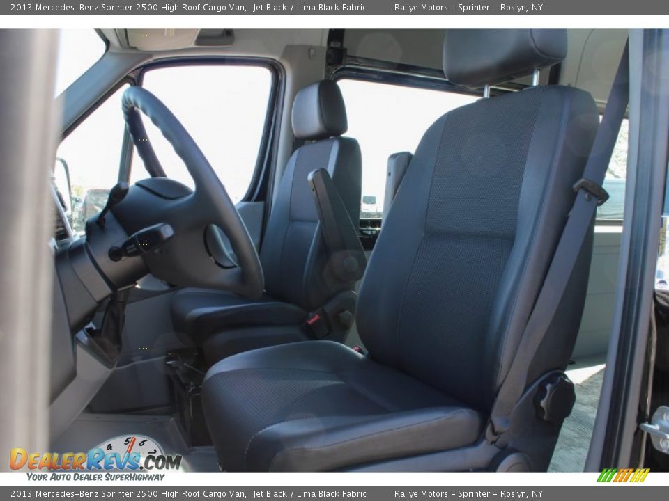 2013 Mercedes-Benz Sprinter 2500 High Roof Cargo Van Jet Black / Lima Black Fabric Photo #12