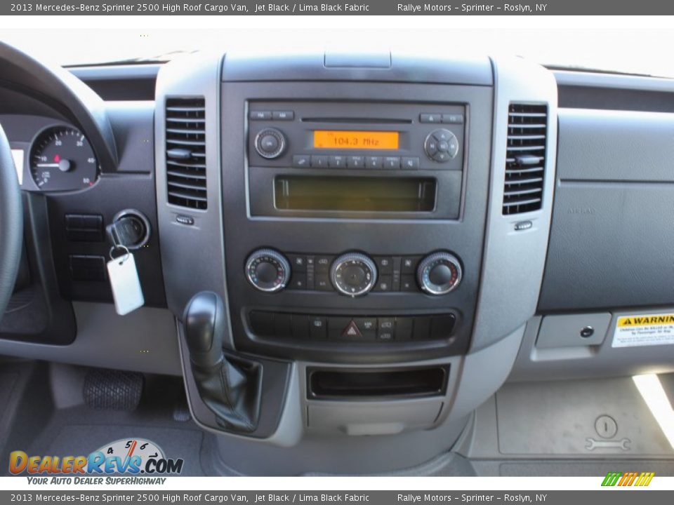 2013 Mercedes-Benz Sprinter 2500 High Roof Cargo Van Jet Black / Lima Black Fabric Photo #13