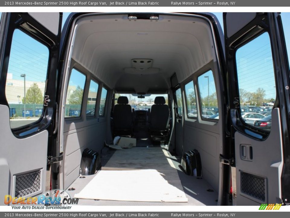 2013 Mercedes-Benz Sprinter 2500 High Roof Cargo Van Jet Black / Lima Black Fabric Photo #17