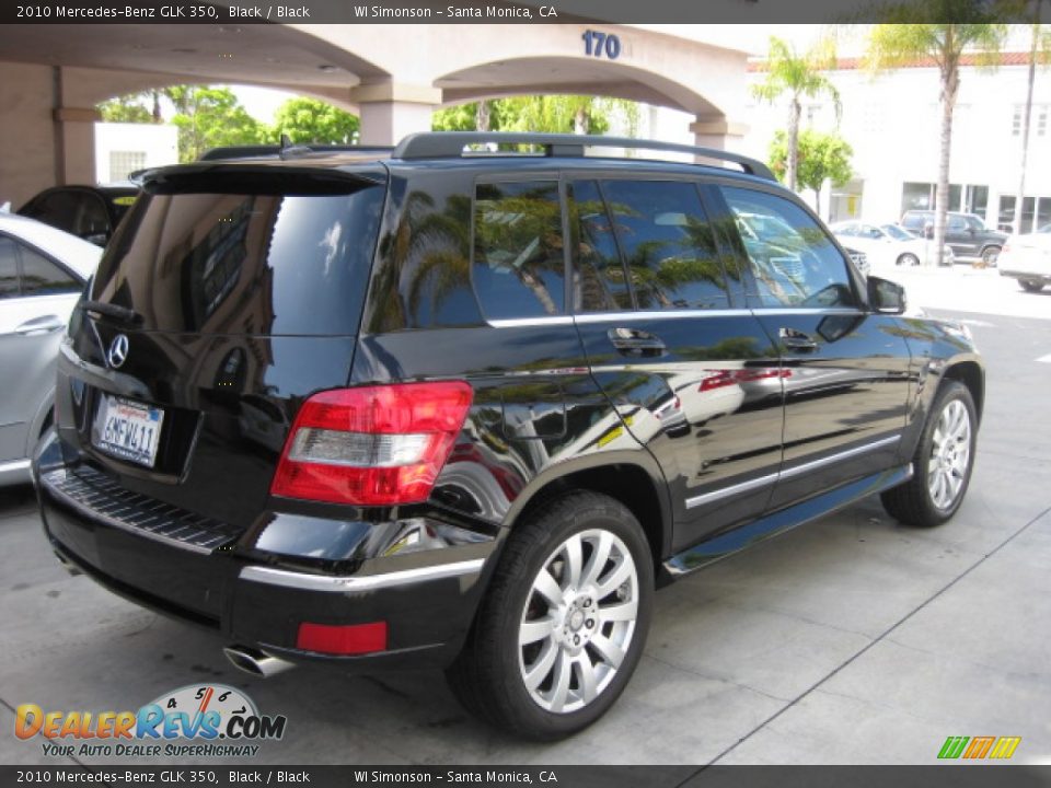 2010 Mercedes-Benz GLK 350 Black / Black Photo #2