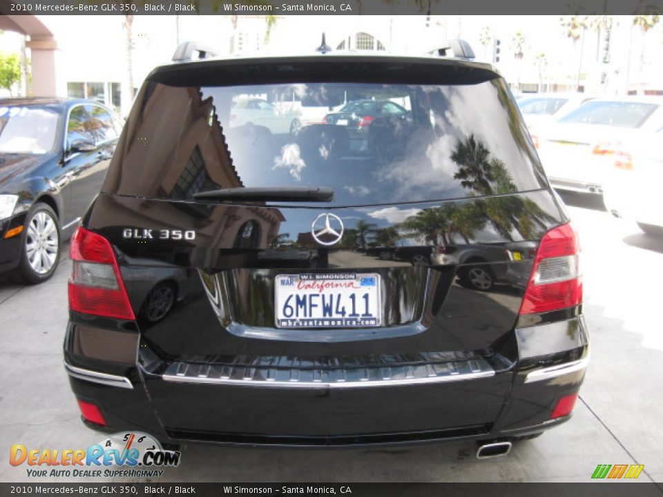 2010 Mercedes-Benz GLK 350 Black / Black Photo #3